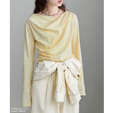 etoll エトル フロントドレープデザイントップス | Fashion Letter | 詳細画像16 