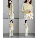 etoll エトル フロントドレープデザイントップス | Fashion Letter | 詳細画像17 