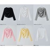 etoll エトル フロントドレープデザイントップス | Fashion Letter | 詳細画像19 