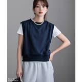 etoll エトル 裏毛Vガゼットスウェットベスト | Fashion Letter | 詳細画像2 