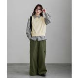 etoll エトル 裏毛Vガゼットスウェットベスト | Fashion Letter | 詳細画像14 