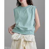 etoll エトル 裏毛Vガゼットスウェットベスト | Fashion Letter | 詳細画像16 