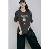 etoll エトル ピグメントヴィンテージ加工プリントTシャツ | Fashion Letter | 詳細画像5 