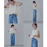 etoll エトル オーガンジーレイヤード風バルーンブラウス | Fashion Letter | 詳細画像7