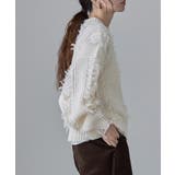 etoll エトル モヘアタッチダメージ風フリンジニット | Fashion Letter | 詳細画像11 