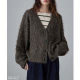 etoll エトル ウールミックスシャギーVネックカーディガン | Fashion Letter | 詳細画像11