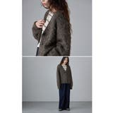 etoll エトル ウールミックスシャギーVネックカーディガン | Fashion Letter | 詳細画像12