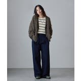 etoll エトル ウールミックスシャギーVネックカーディガン | Fashion Letter | 詳細画像13