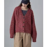etoll エトル ウールミックスシャギーVネックカーディガン | Fashion Letter | 詳細画像18