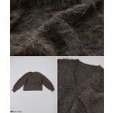 etoll エトル ウールミックスシャギーVネックカーディガン | Fashion Letter | 詳細画像20