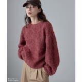 etoll エトル ウールミックスミドルシャギーニットPO | Fashion Letter | 詳細画像11 