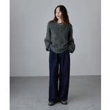 etoll エトル ウールミックスミドルシャギーニットPO | Fashion Letter | 詳細画像16 