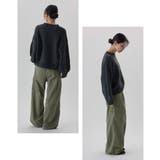 etoll エトル サイドラインスリーブミックスニットPO | Fashion Letter | 詳細画像4 