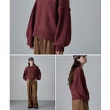 etoll エトル サイドラインスリーブミックスニットPO | Fashion Letter | 詳細画像7 