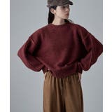 etoll エトル サイドラインスリーブミックスニットPO | Fashion Letter | 詳細画像9 