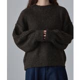 etoll エトル サイドラインスリーブミックスニットPO | Fashion Letter | 詳細画像14 