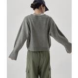 etoll エトル キャンディスリーブニットカーディガン | Fashion Letter | 詳細画像14 