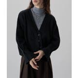 ブラック | etoll エトル キャンディスリーブニットカーディガン | Fashion Letter