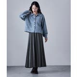 etoll エトル スエードアコーディオンプリーツスカート | Fashion Letter | 詳細画像7 