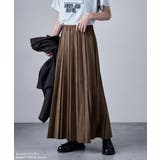 etoll エトル スエードアコーディオンプリーツスカート | Fashion Letter | 詳細画像10 