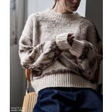 etoll エトル ニュアンス柄シャギーニット | Fashion Letter | 詳細画像2 