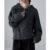 etoll エトル アルパカタッチビッグカラーニット | Fashion Letter | 詳細画像10 