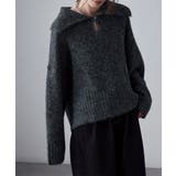 etoll エトル アルパカタッチビッグカラーニット | Fashion Letter | 詳細画像18 