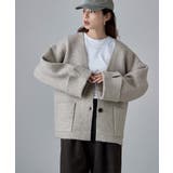 etoll エトル ヤクタッチワイドスリーブニットカーディガン | Fashion Letter | 詳細画像15 