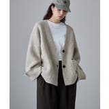 etoll エトル ヤクタッチワイドスリーブニットカーディガン | Fashion Letter | 詳細画像17 
