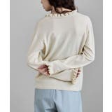 etoll エトル コットンタッチフリルカーディガン | Fashion Letter | 詳細画像9