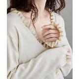 etoll エトル コットンタッチフリルカーディガン | Fashion Letter | 詳細画像10