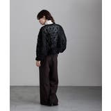 etoll エトル フラワーチュールダブルジップブルゾン | Fashion Letter | 詳細画像5 