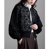 etoll エトル フラワーチュールダブルジップブルゾン | Fashion Letter | 詳細画像6 