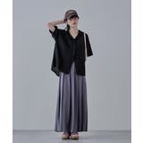 etoll エトル リラクシーオープンカラーシャツ | Fashion Letter | 詳細画像3 