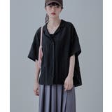 etoll エトル リラクシーオープンカラーシャツ | Fashion Letter | 詳細画像5 