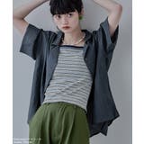 etoll エトル リラクシーオープンカラーシャツ | Fashion Letter | 詳細画像6 