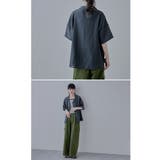 etoll エトル リラクシーオープンカラーシャツ | Fashion Letter | 詳細画像16 