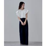 etoll エトル バルーンフレンチスリーブタックブラウス | Fashion Letter | 詳細画像4