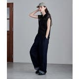 etoll エトル フレンチスリーブポロ襟メッシュニット | Fashion Letter | 詳細画像14