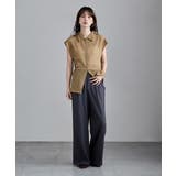 etoll エトル フレンチスリーブポロ襟メッシュニット | Fashion Letter | 詳細画像16