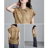 etoll エトル フレンチスリーブポロ襟メッシュニット | Fashion Letter | 詳細画像17