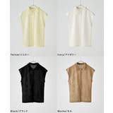 etoll エトル フレンチスリーブポロ襟メッシュニット | Fashion Letter | 詳細画像19