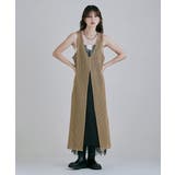etoll エトル メッシュレースVネックロングジレ | Fashion Letter | 詳細画像11 