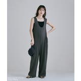 etoll エトル リラクシーコットンリブロンパース | Fashion Letter | 詳細画像8 