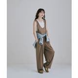 etoll エトル リラクシーコットンリブロンパース | Fashion Letter | 詳細画像15 