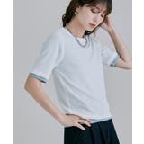 オフホワイト | etoll エトル 2ピースリブシアーレイヤードトップス | Fashion Letter