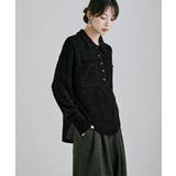 etoll エトル シアーリブベロアポロ襟トップス | Fashion Letter | 詳細画像5