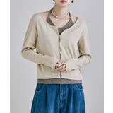 ベージュ | etoll エトル カシミヤタッチスムースレイヤード風トップス | Fashion Letter