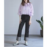 etoll エトル リジットデニムロールアップストレートパンツ | Fashion Letter | 詳細画像8