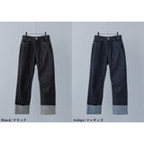 etoll エトル リジットデニムロールアップストレートパンツ | Fashion Letter | 詳細画像18